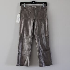 NWT Seafarer For Bonpoint Girl Sparkling Gold 'Lord Jim' Style Pants Straight 12